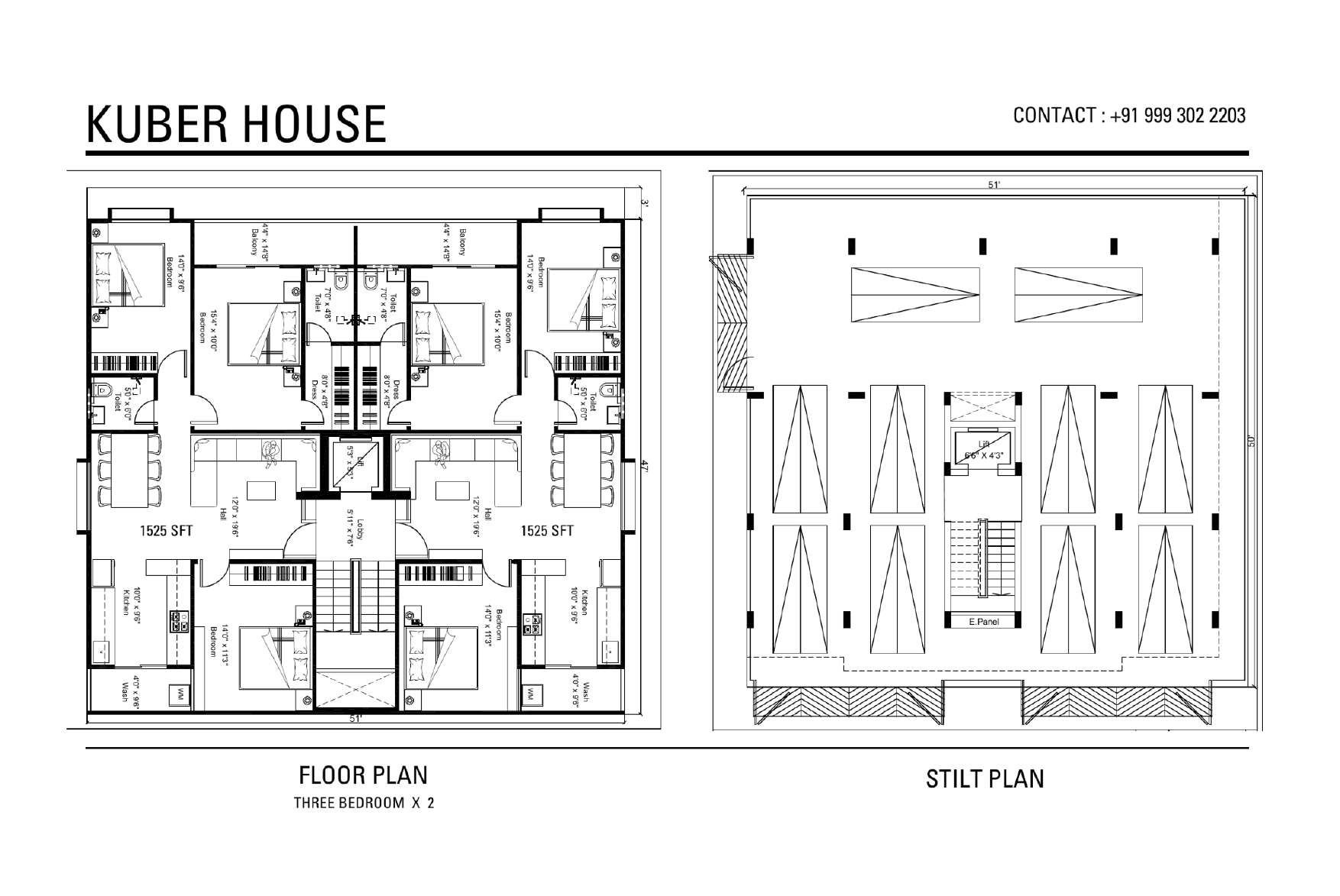 The Kuber House Floor Plan
